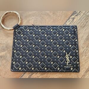 Black and Gold YSL Card Holder